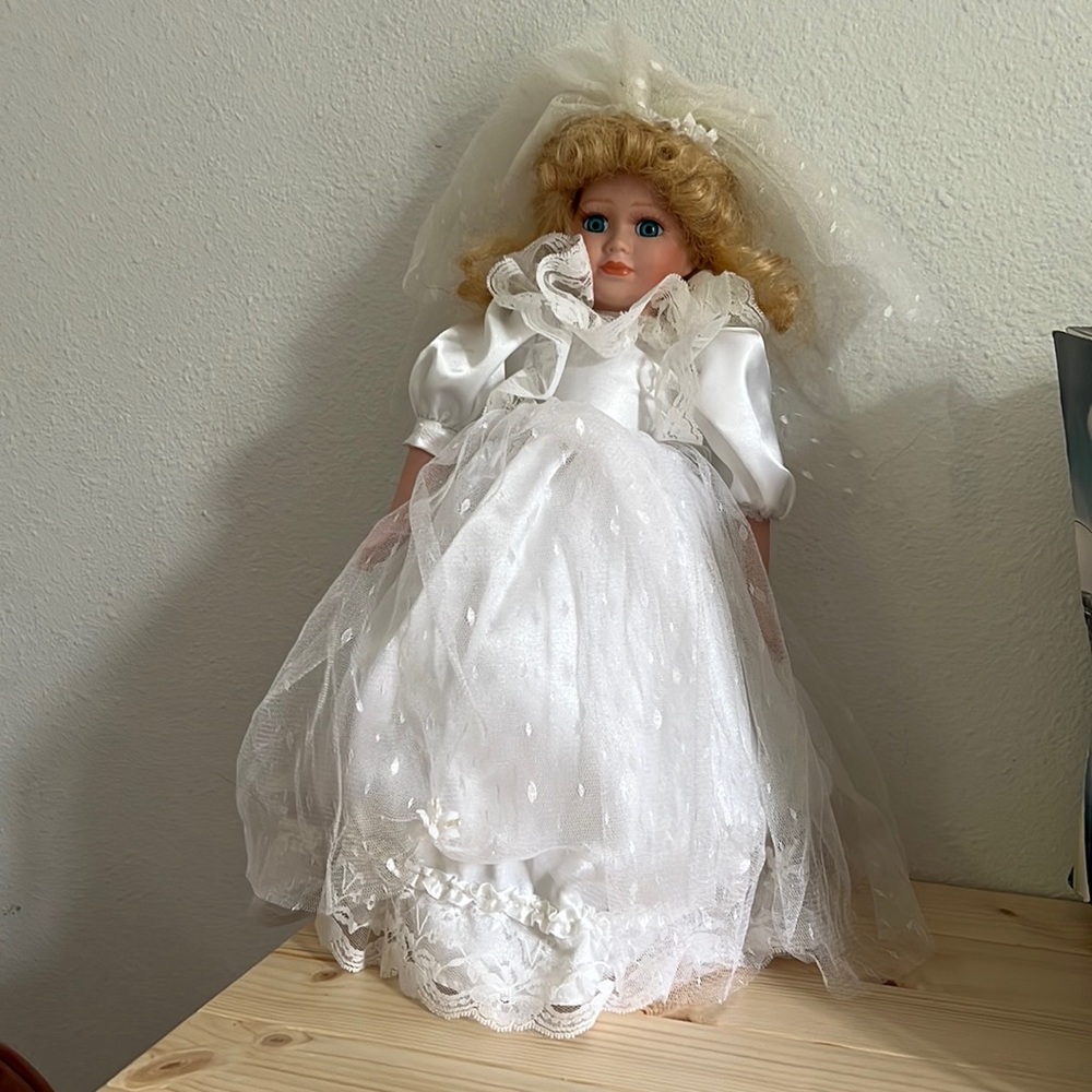 Wedding Day Nancy Porcelain Doll